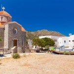 Eglise + village crete